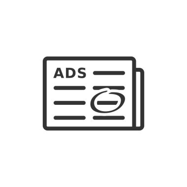 Gazete reklamları simgesi