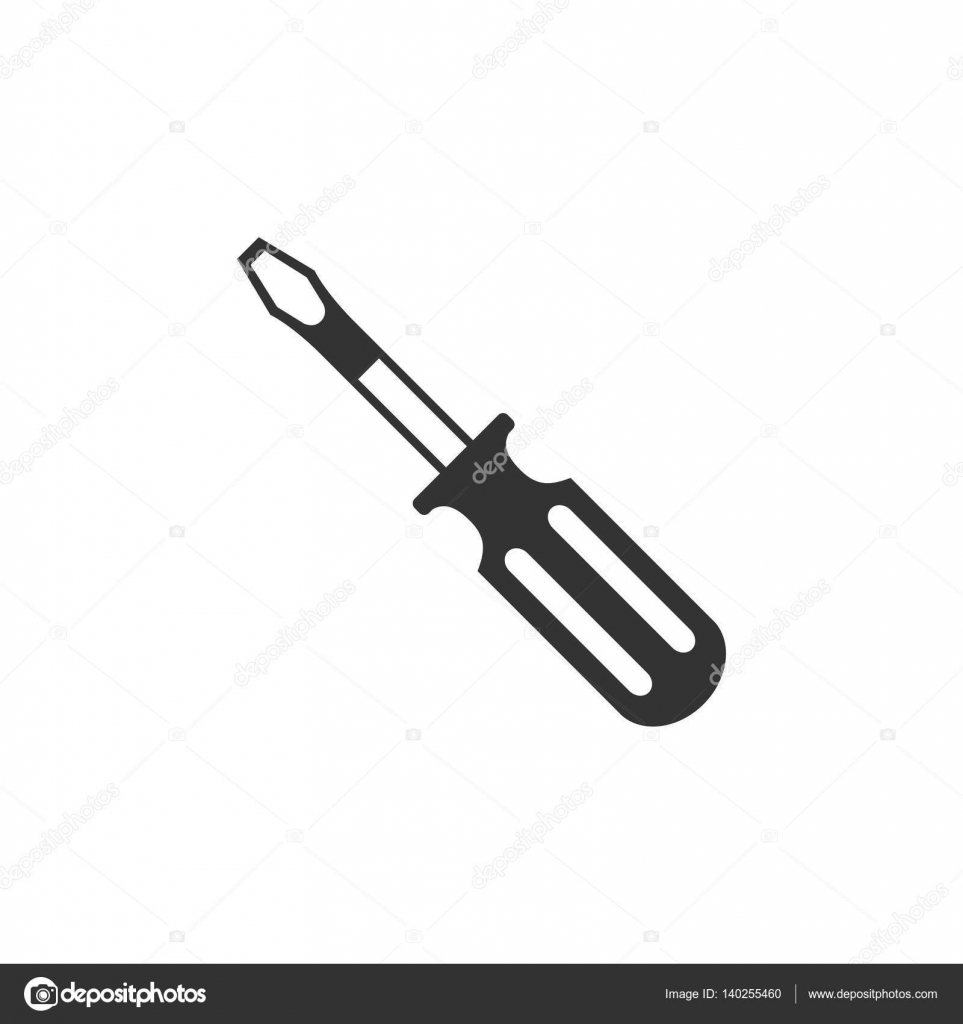 Screwdriver icon in single color. Stock Vector Image by ©puruan 140255460