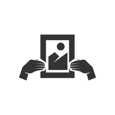 Resim simgesi tutan el 