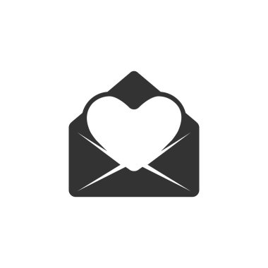 kalp simgesi olan zarf