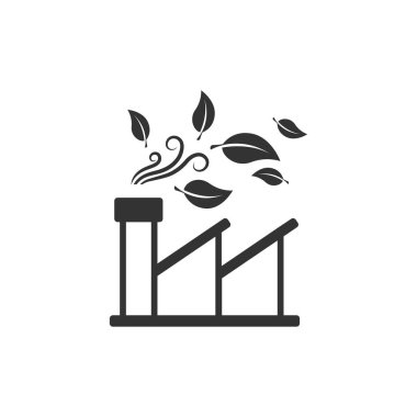 Yeşil fabrika simgesi 