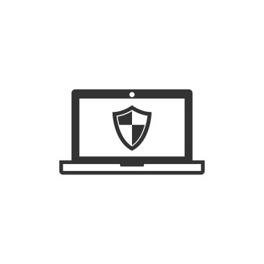 Dizüstü bilgisayar kutsal kişilerin resmi içinde tek renk. 