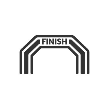 bitiş çizgisine simgesi