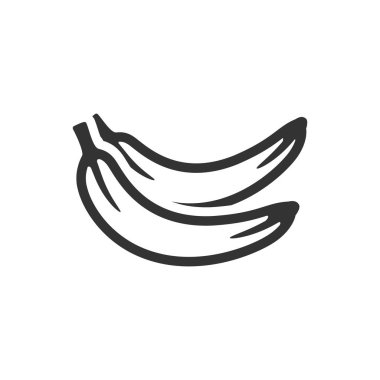 Muz simge tek renkli. 