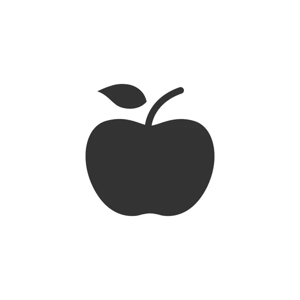 Ícone da Apple em uma única cor . — Vetor de Stock
