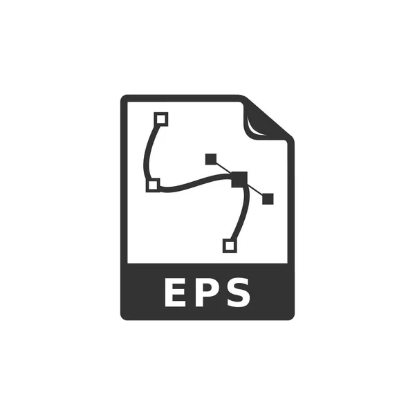 Значок формата файла EPS — стоковый вектор