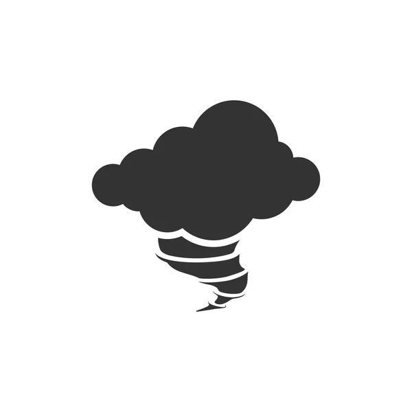 Storm-ikonen i enfärgad. — Stock vektor