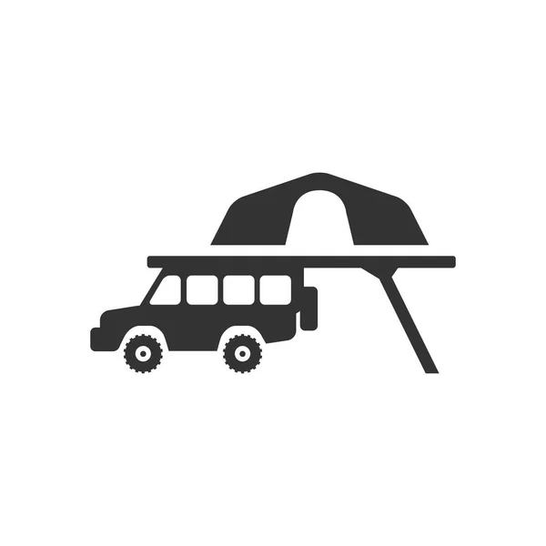 Tente de camping portable — Image vectorielle