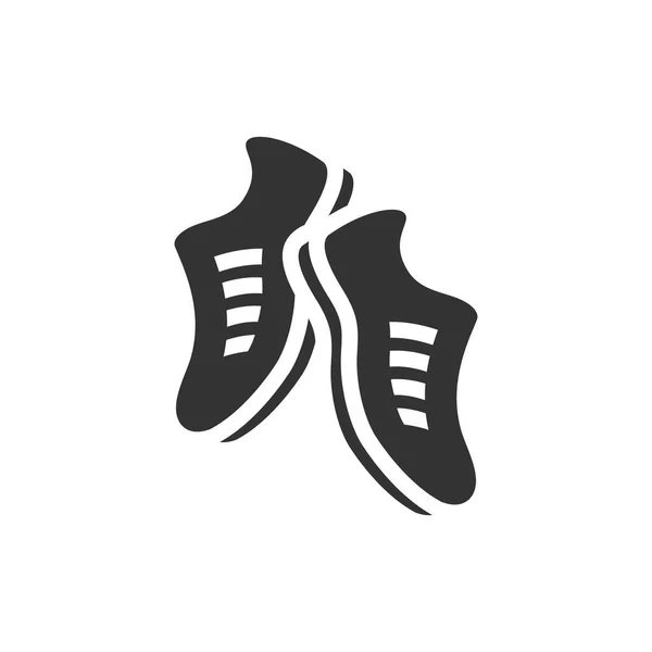 Schuhe Symbol in einer Farbe — Stockvektor