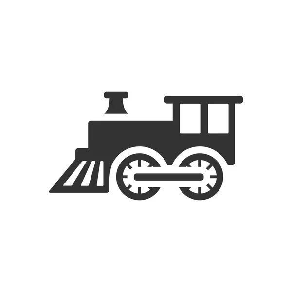 Locomotief speelgoed pictogram — Stockvector