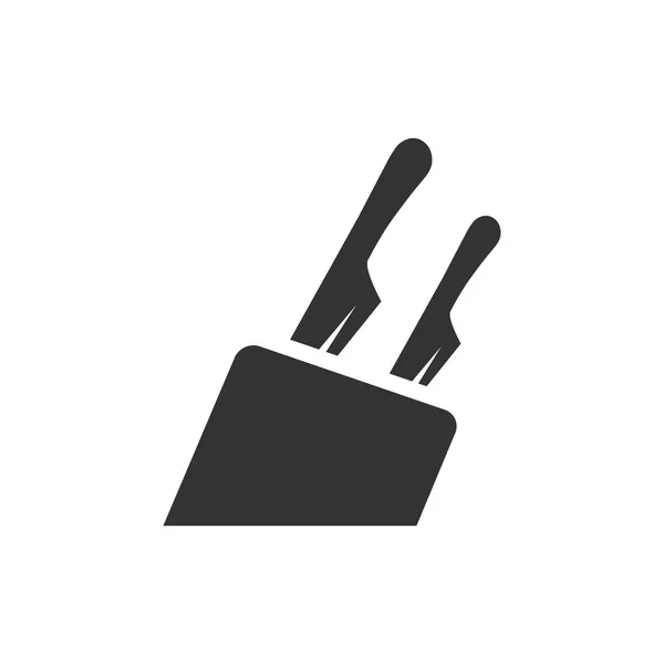Porte-couteau icône — Image vectorielle