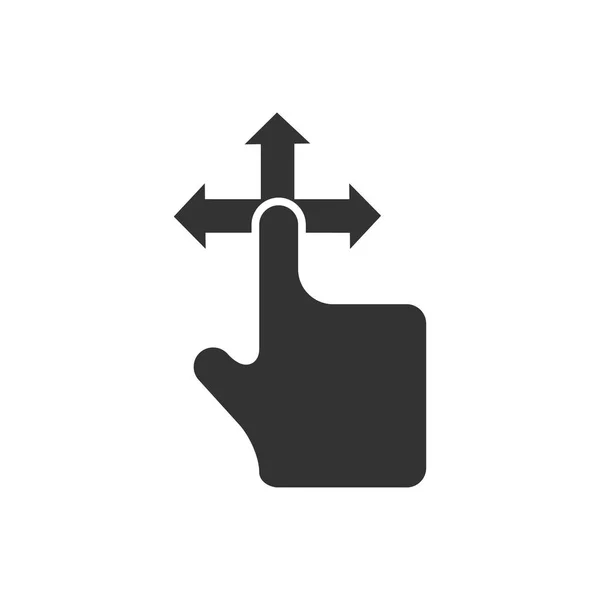 Vinger gebaar pictogram — Stockvector