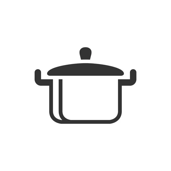 Icône casserole de cuisson — Image vectorielle