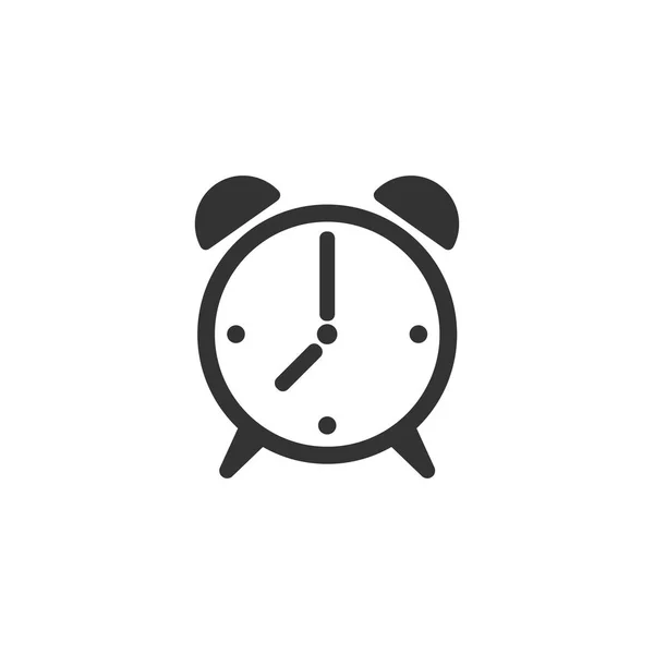 Icono del reloj en un solo color . — Vector de stock