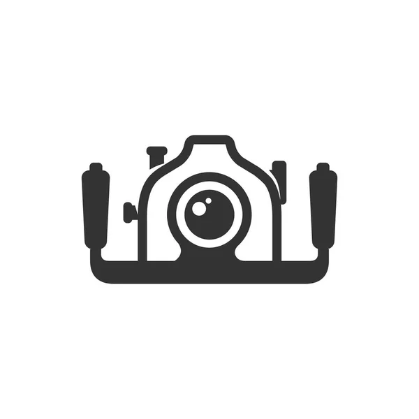Icône caméra sous-marine — Image vectorielle
