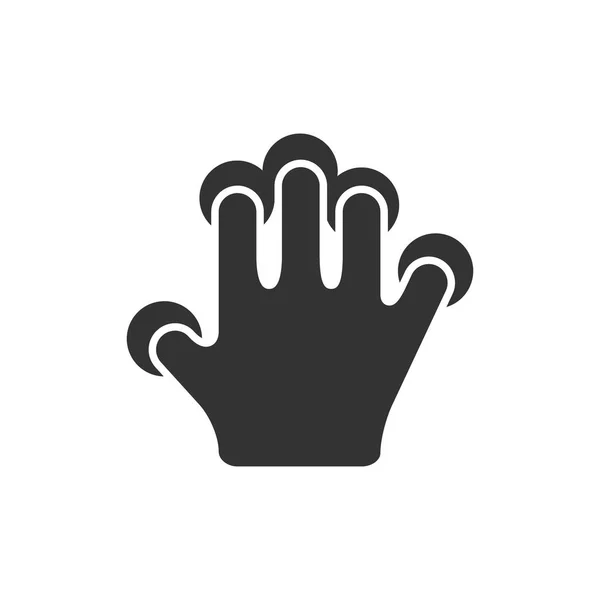 Ikona gestu palca — Wektor stockowy