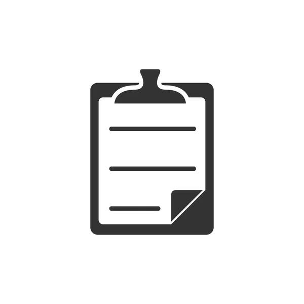 Reecklist icon in single grey color . — стоковый вектор