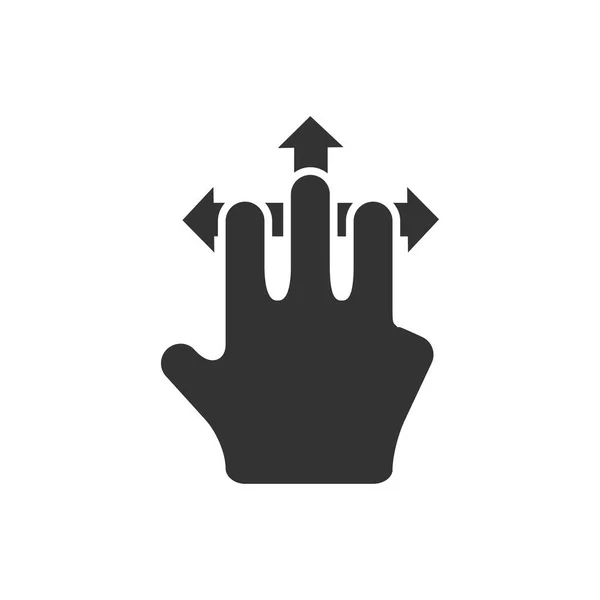 Finger gesture icon — Stock Vector