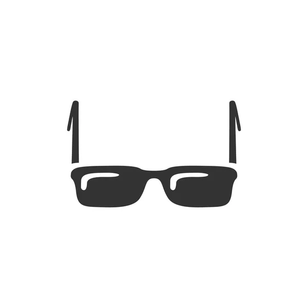 Icône de lunettes de vue en couleur gris unique . — Image vectorielle