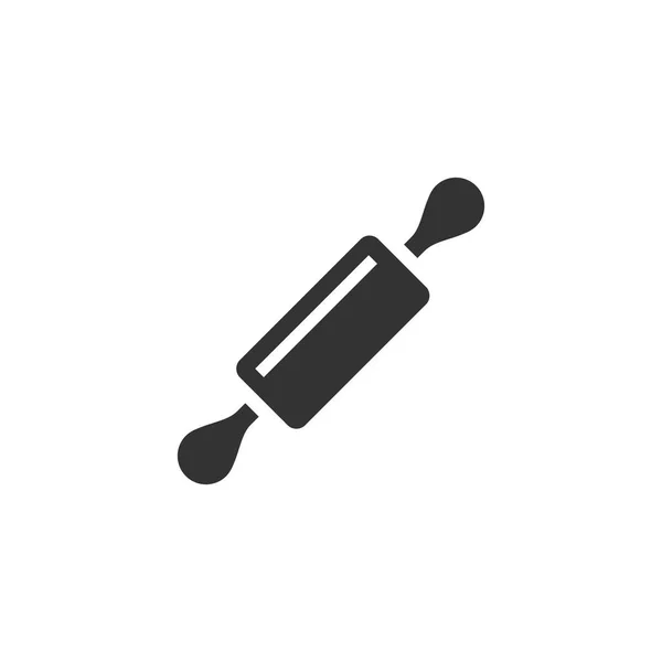 Icono de rodillo de madera — Vector de stock