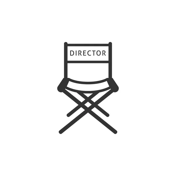 Direttore del film sedia — Vettoriale Stock