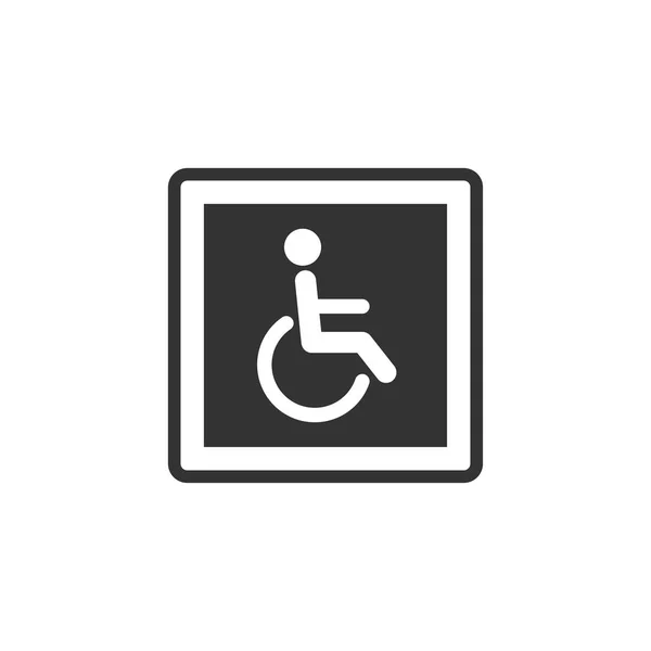 残疾人的通道图标 — 图库矢量图片