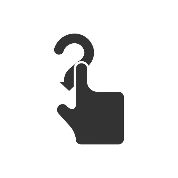 Finger gesture icon — Stock Vector