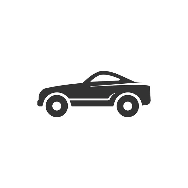 Sport car icon in single color. — Stock Vector