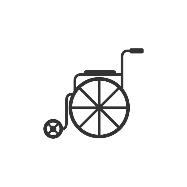 Single Wheelchair icon — Stock Vector