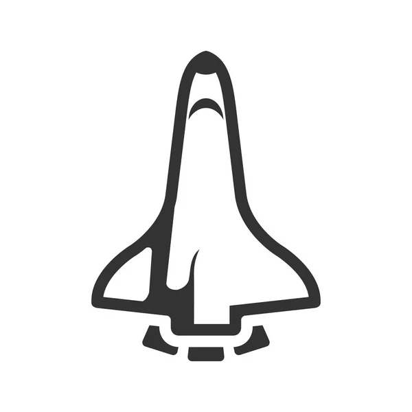 Space shuttle icon — Stock Vector