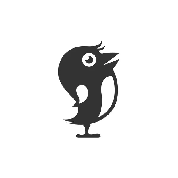 Tweet icono pájaro — Vector de stock