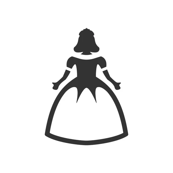 Icono de muñeca en un solo color gris . — Vector de stock