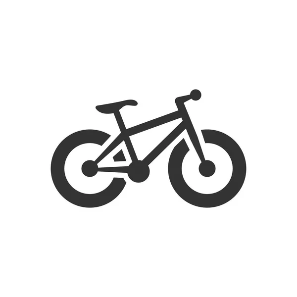 Icono de bicicleta neumático gordo — Vector de stock