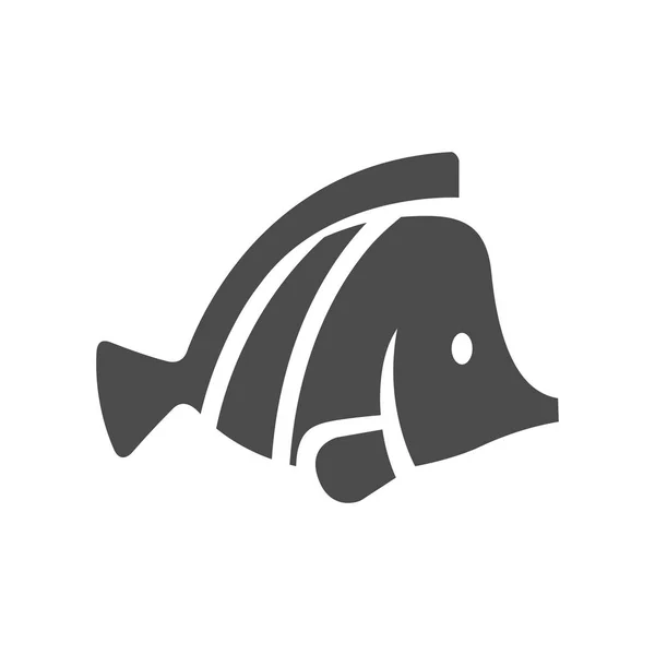 Zvířecí ikona ryb — Stockový vektor