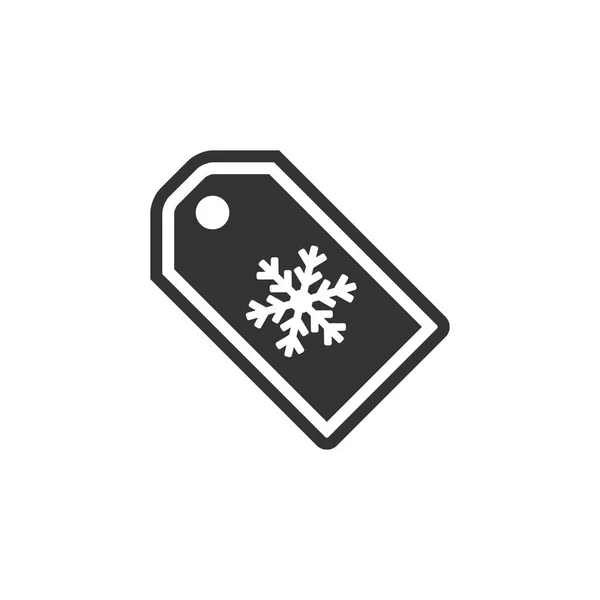 Winterschlussverkauf-Symbol in einfarbiger Farbe. — Stockvektor