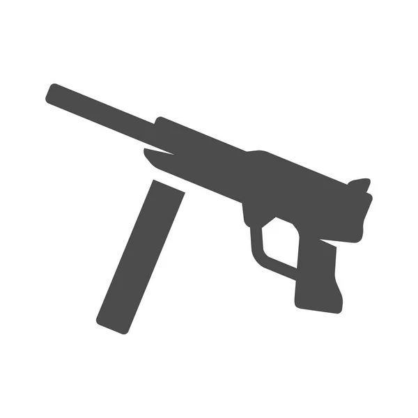 Vintage icono de arma de fuego — Vector de stock