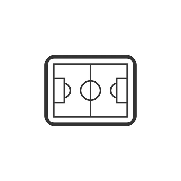 Ikona fotbalové pole — Stockový vektor