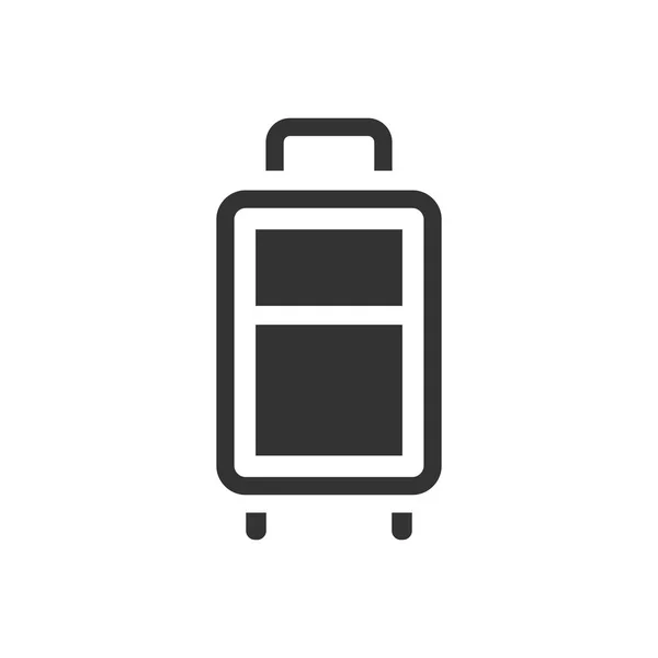 Icono de maleta de viaje — Vector de stock