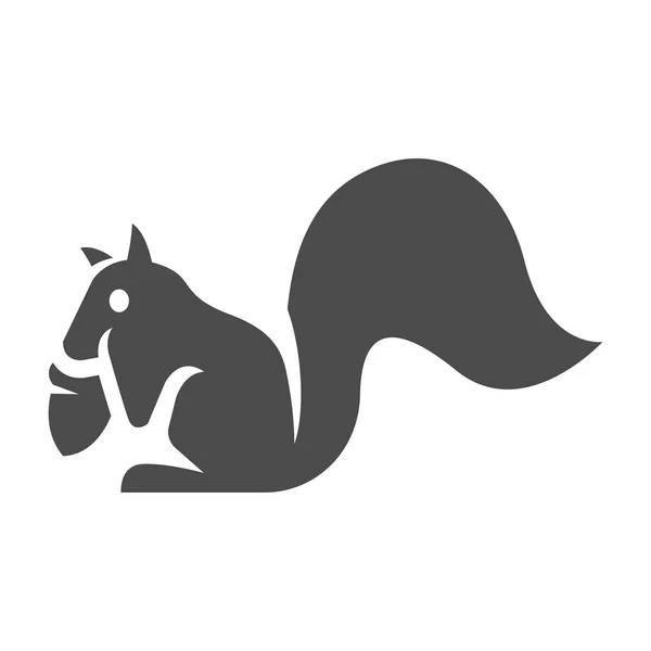 Écureuil icône animal — Image vectorielle