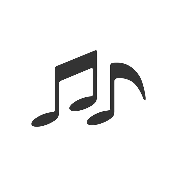 Ícone notas de música —  Vetores de Stock