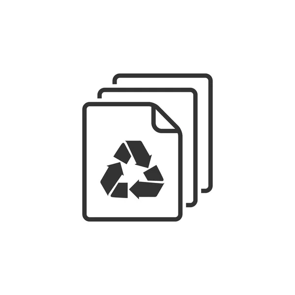 Pictogram van het recyclingsymbool — Stockvector