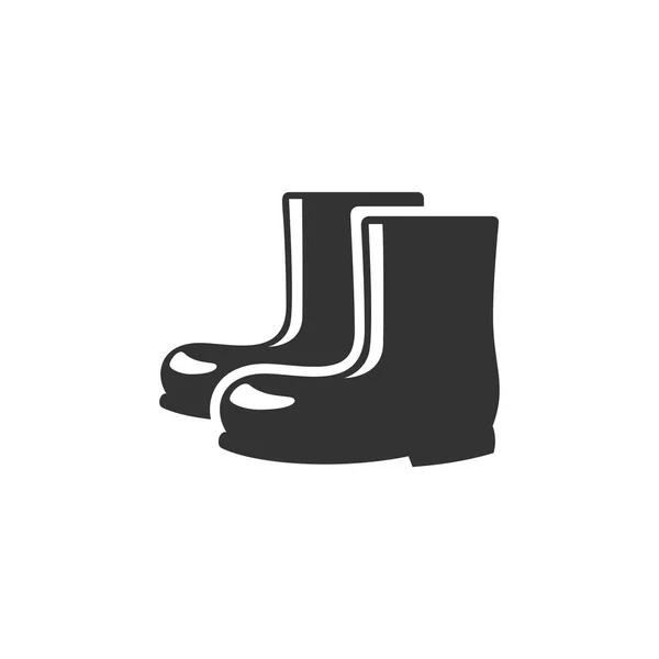 Wet boots icon — Stock Vector