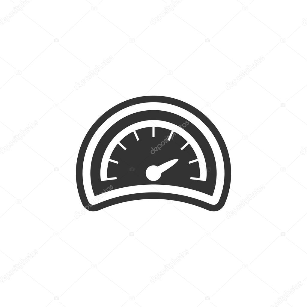 Dashboard icon in single grey color. 