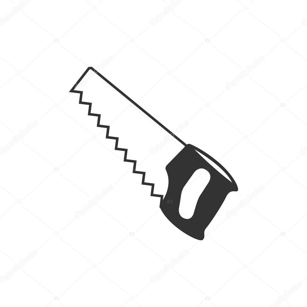 Hand saw icon 