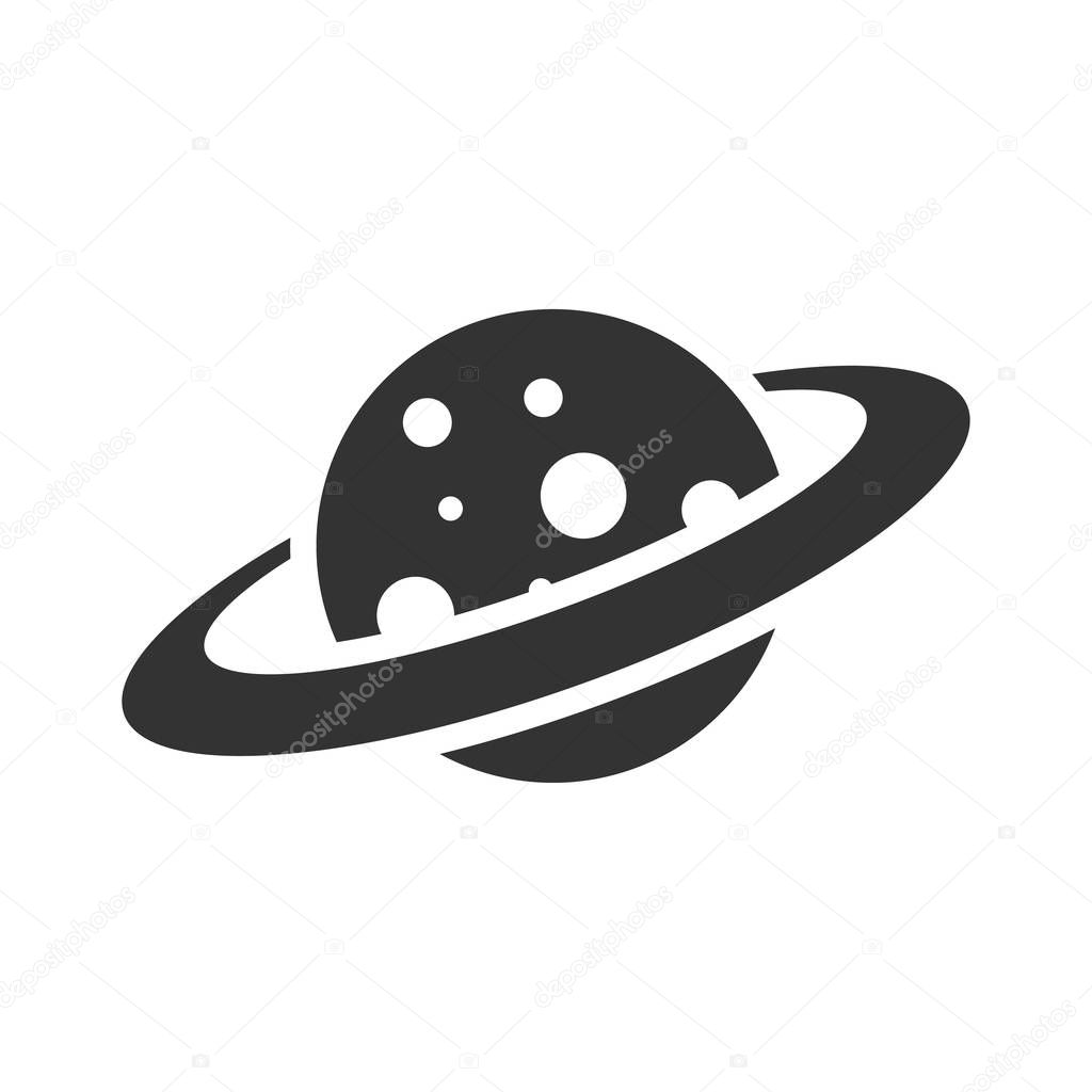 Planet Saturn icon