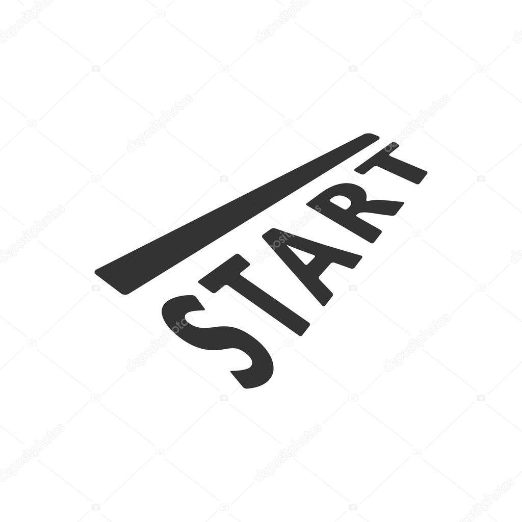 Starting line icon