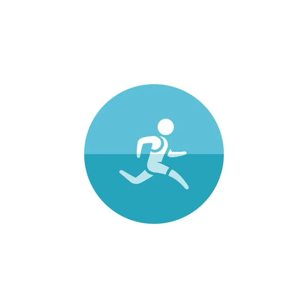 跑步运动员图标 — 图库矢量图片
