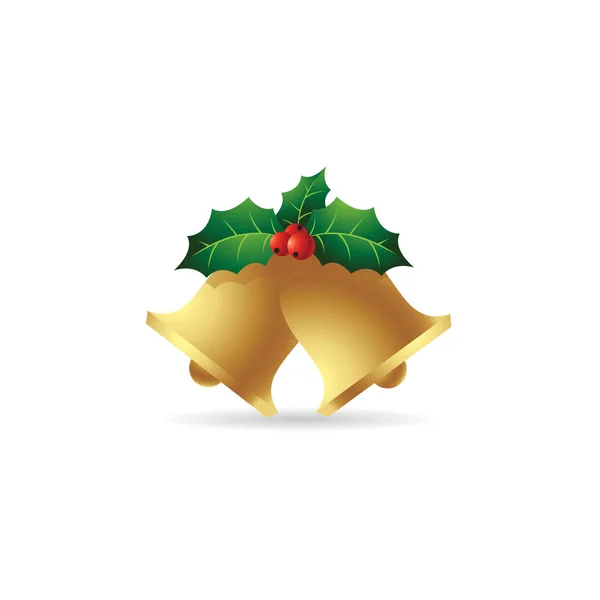 Kleur Icon - Christmas bell — Stockvector