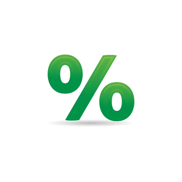 Percent symbol icon — Stock Vector