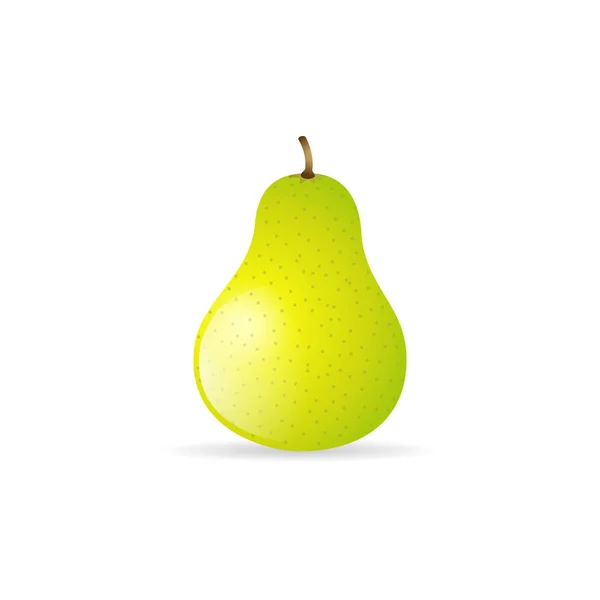 Pear icon in color. — Stock Vector